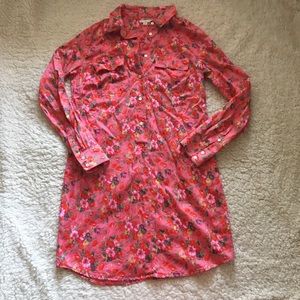 Gap Floral Collared Button Spring Print Dress XS